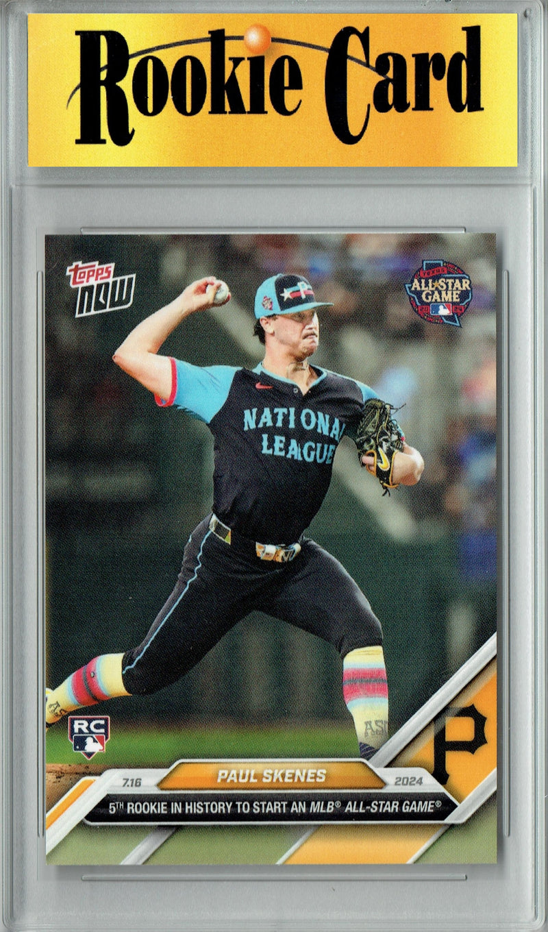 Certified Mint+ Paul Skenes 2024 Topps Now #436 All-Star Starter Rookie Card Pittsburgh Pirates