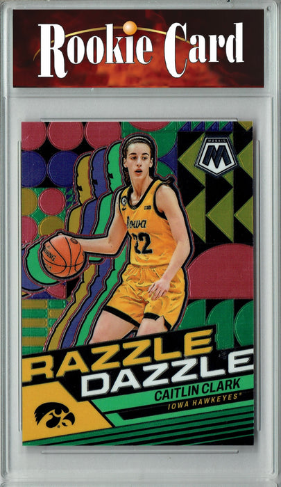 Certified Mint+ Caitlin Clark 2024 Panini America #RD2 Razzle Dazzle SP Rookie Card Iowa Hawkeyes