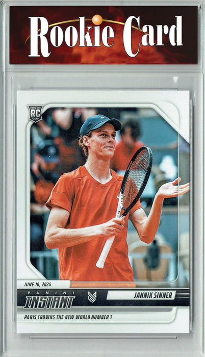 Certified Mint+ Jannik Sinner 2024 Panini Instant #1 1st Rookie Card Italia