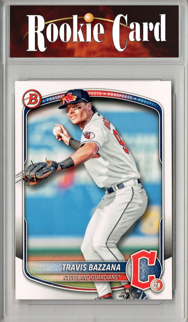 Certified Mint+ Travis Bazzana 2025 Bowman Prospects #BP-131 Rookie Card Cleveland Guardians