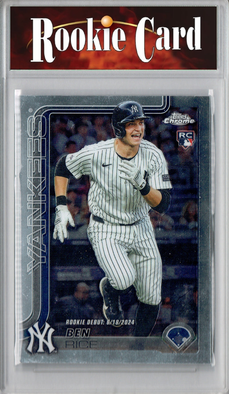 Certified Mint+ Ben Rice 2025 Topps Chrome #USC138 Rookie Card New York Yankees