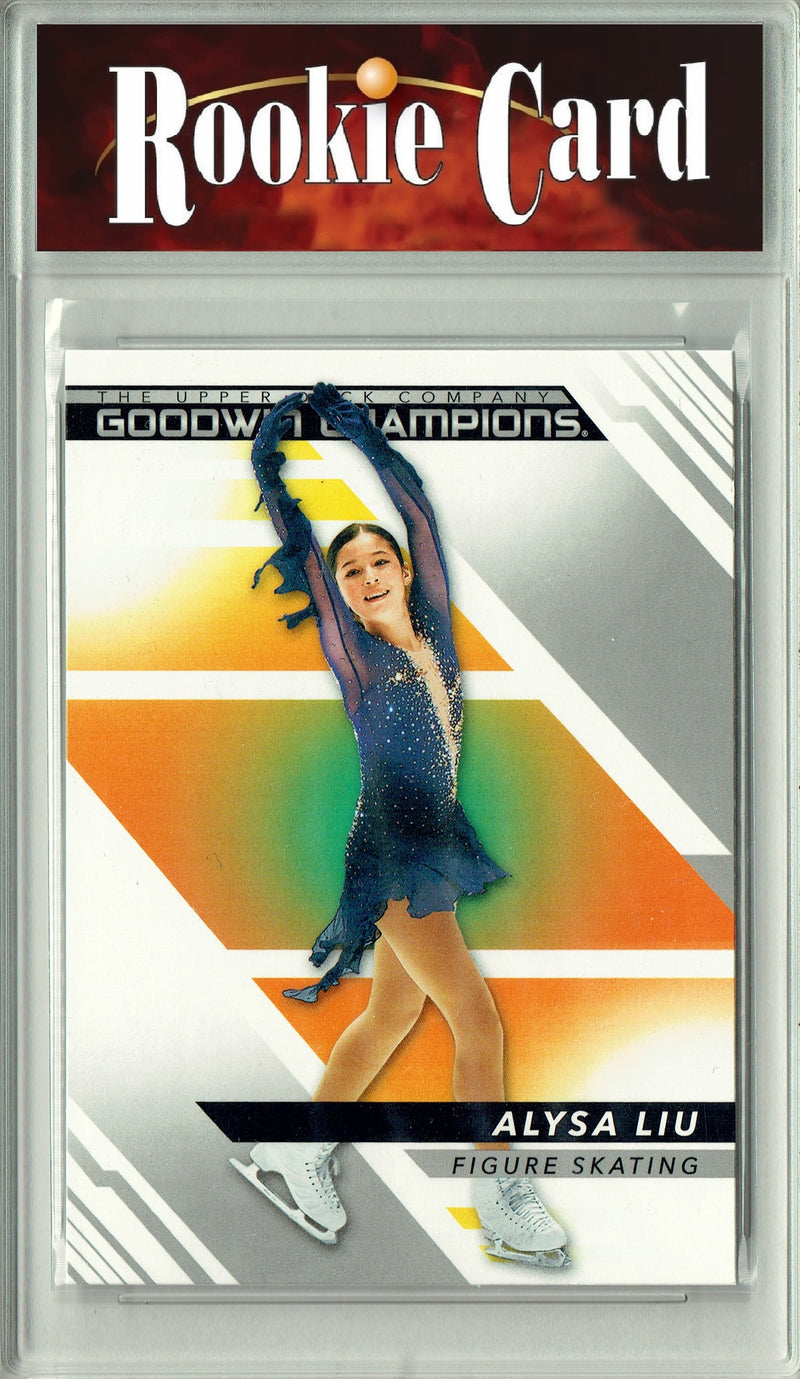 Certified Mint+ Alysa Liu 2022 Goodwin Champions #38 Figure Skating Rookie Card Team USA