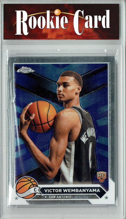 Certified Mint+ Victor Wembanyama 2023 Topps Chrome #1 San Antonio Spurs Rookie Card San Antonio Spurs