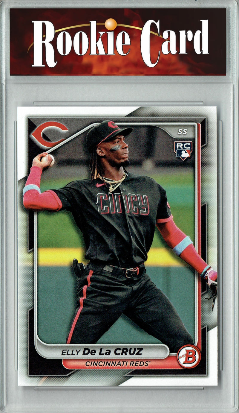 Certified Mint+ Elly De La Cruz 2024 Bowman #22 TRUE Rookie Card Cincinnati Reds