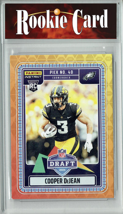 Certified Mint+ Cooper DeJean 2024 Panini Instant #NFLDN-12 Draft Night Rookie Card Philadelphia Eagles