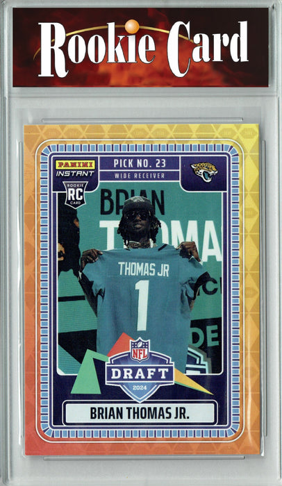 Certified Mint+ Brian Thomas Jr. 2024 Panini Instant #NFLDN-8 Draft Night Rookie Card Philadelphia Eagles