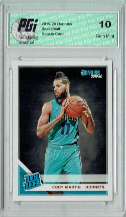 Cody Martin 2019 Donruss Basketball #233 Gem Mint Rookie Card PGI 10