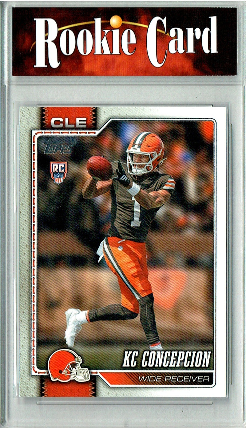 K.C. Concepcion Rookie Card 2026 Topps #323 Flagship, Certified Mint+ Condition, Cleveland Browns Football