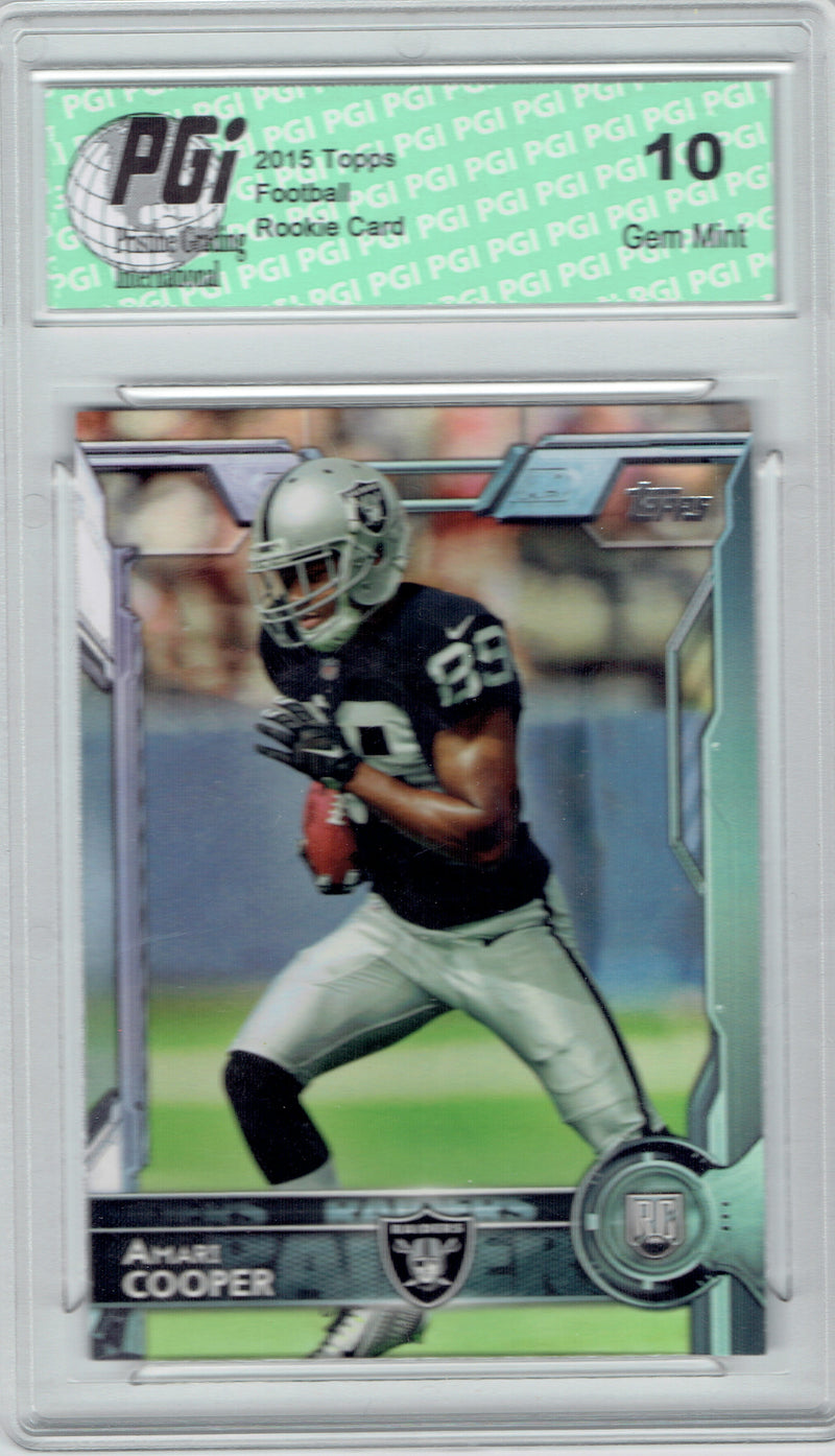 Amari Cooper 2015 Topps Football #451 Dallas Rookie Card PGI 10