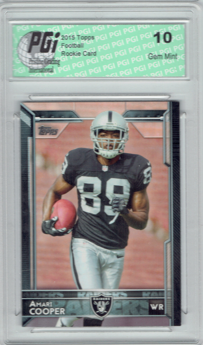 Amari Cooper 2015 Topps Football Factory SP  #451 Rookie Card PGI 10