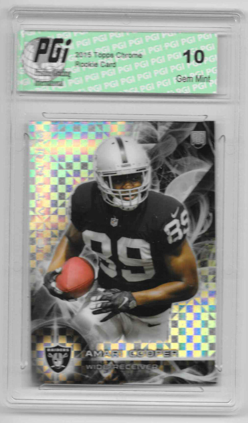 Amari Cooper 2015 Topps Platinum Xfractor Rookie Card #114 PGI 10 Cowboys