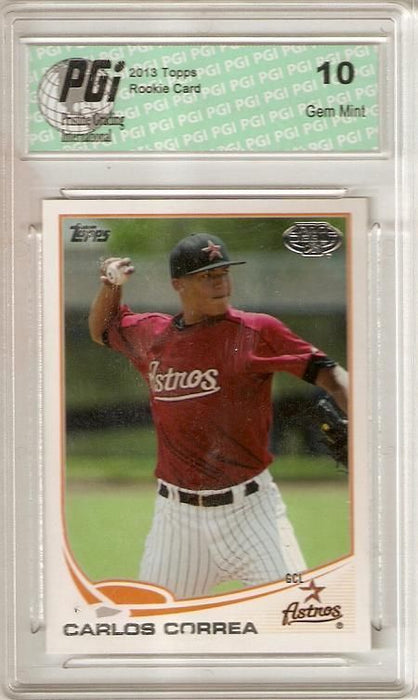 Carlos Correa 2013 Topps Pro Debut #4 Astros Rookie Card PGI 10