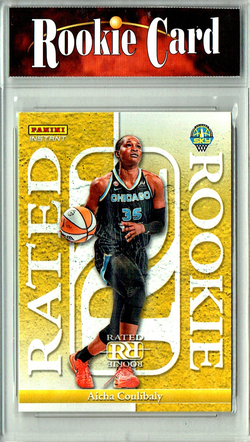 Aicha Coulibaly Rookie Card 2026 Panini Instant #RRR-20 Rated Rookie, Certified Mint+ Condition, Chicago Sky Basketball