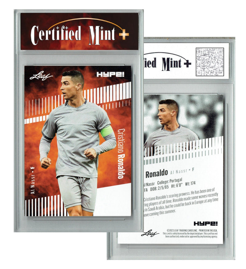 Leaf HYPE Certified Mint+ Cristiano Ronaldo 2023 #110 Only 5000 Made Rare Trading Card Portugal