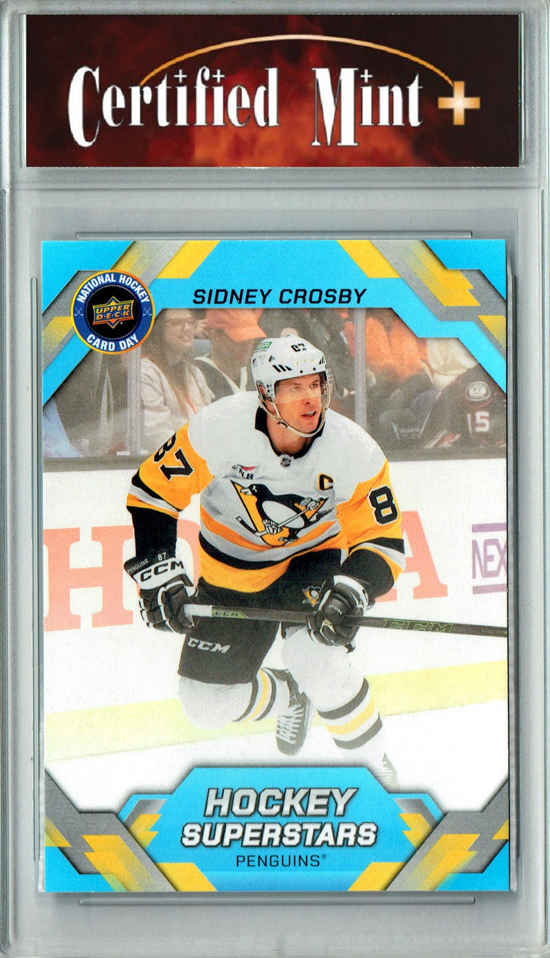 Sidney Crosby Trading Card 2026 Upper Deck #NHCD-13 National Hockey Card Day, Certified Mint+ Condition, Pittsburgh Penguins Hockey