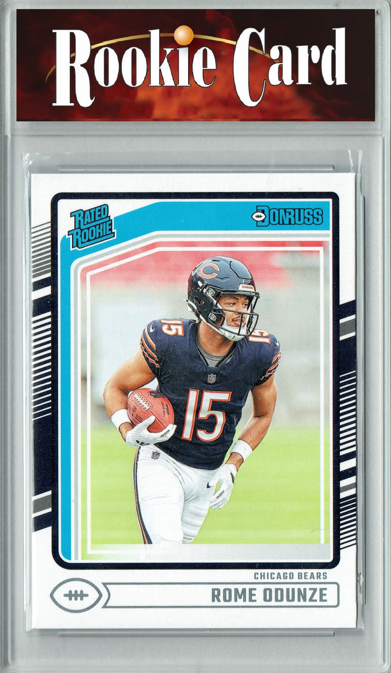 Certified Mint+ Rome Odunze 2024 Donruss #309 Football Rookie Card Chicago Bears