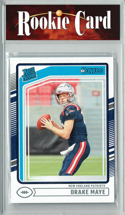 Certified Mint+ Drake Maye 2024 Donruss #379 Football Rookie Card New England Patriots