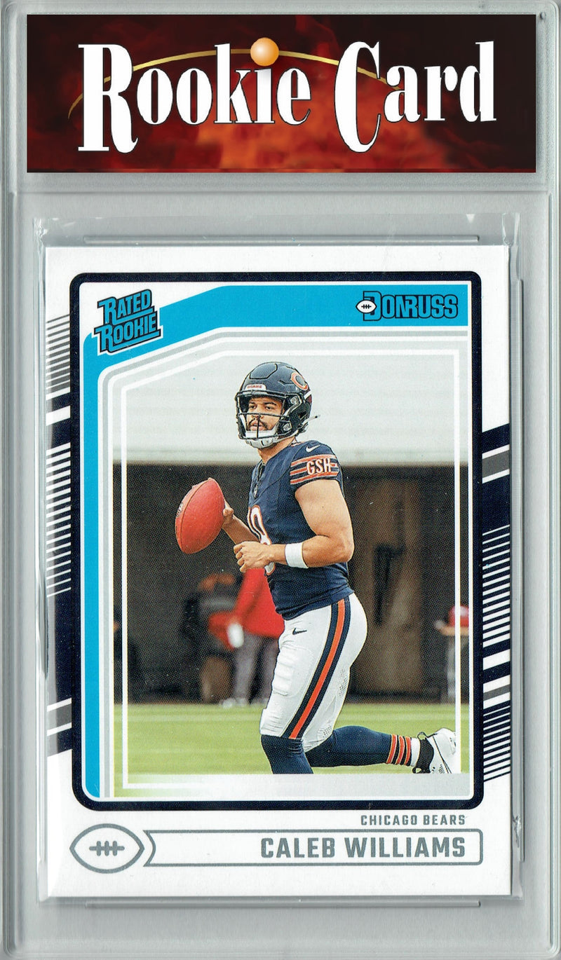 Certified Mint+ Caleb Williams 2024 Donruss #327 Football Rookie Card Chicago Bears