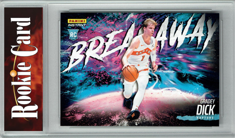Certified Mint+ Gradey Dick 2023 Panini Instant #B10 Breakaway SP 1/4085 Rookie Card Toronto Raptors