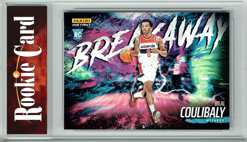 Certified Mint+ Bilal Coulibaly 2023 Panini Instant #B7 Breakaway SP 1/4085 Rookie Card Washington Wizards