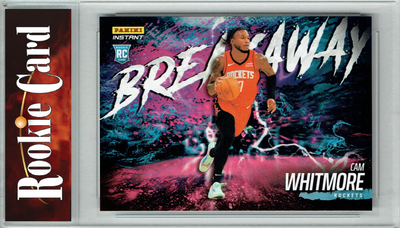 Certified Mint+ Cam Whitmore 2023 Panini Instant #B13 Breakaway SP 1/4085 Rookie Card Houston Rockets