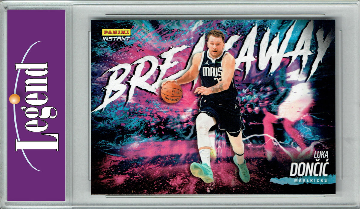 Certified Mint+ Luka Doncic 2023 Panini Instant #B14 Breakaway SP 1/4085 Rare Trading Card Dallas Mavericks