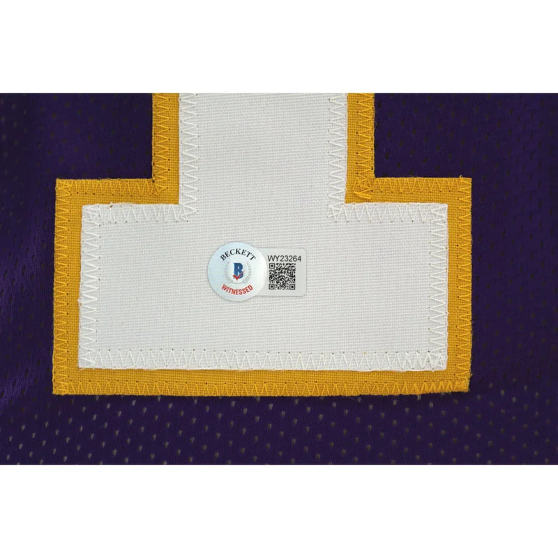 Dante Culpepper Autographed Minnesota Vikings Purple Jersey BAS COA Signed Memorabilia
