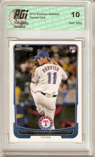 Yu Darvish 2012 Bowman #209 Rangers Rookie Card PGI 10