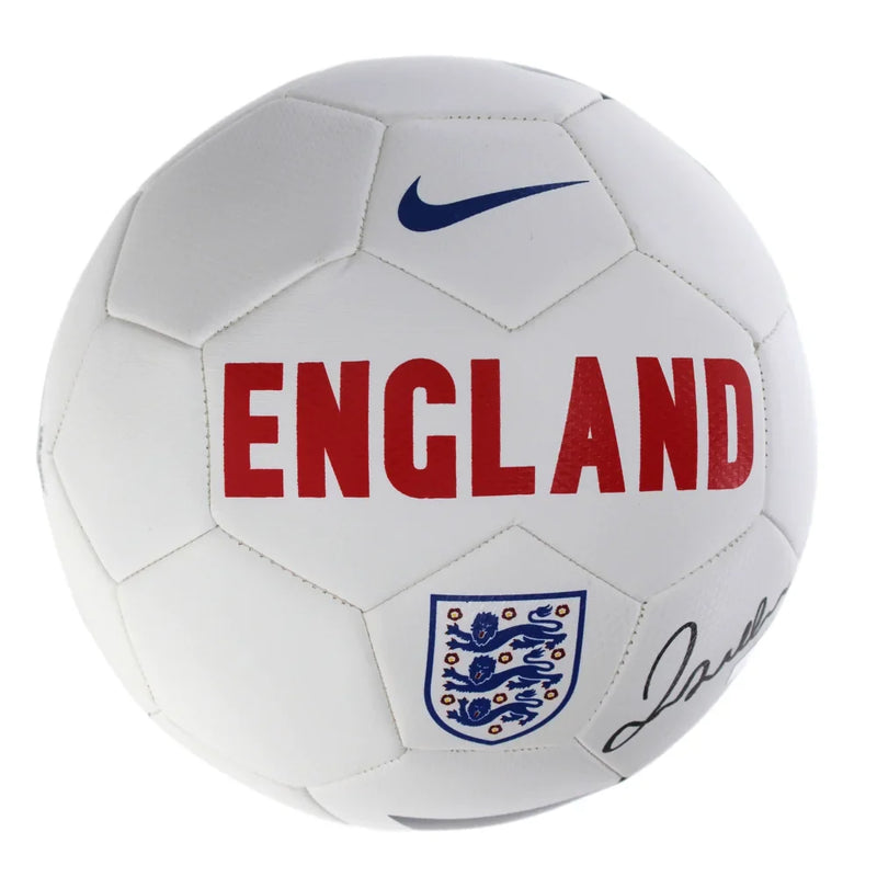David Beckham Autographed England National Team Soccer Ball Panini COA Signed Futbol
