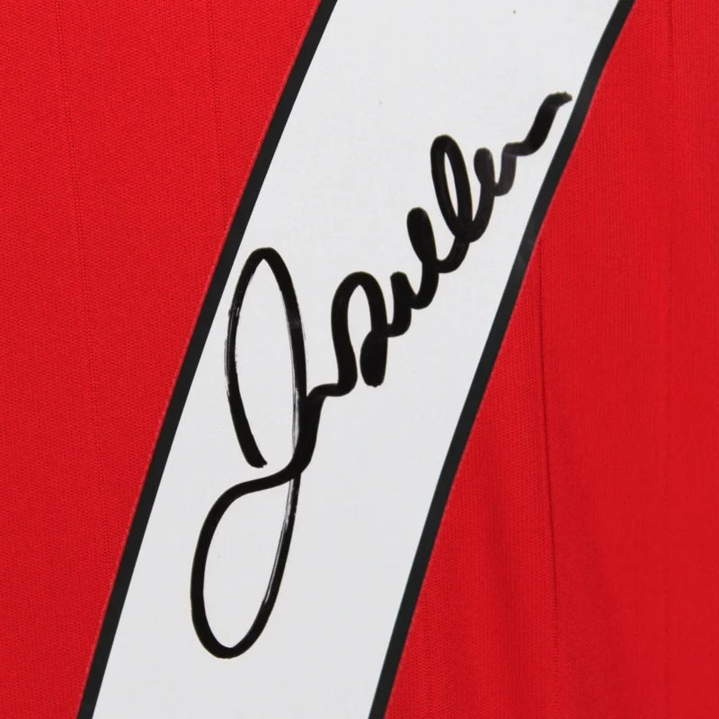 David Beckham Autographed Manchester United Red Adidas Jersey Panini COA Signed ManU