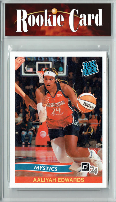 Certified Mint+ Aaliyah Edwards 2024 Panini Instant #RRR-5 Retro Rated Rookie Rookie Card Washington Mystics