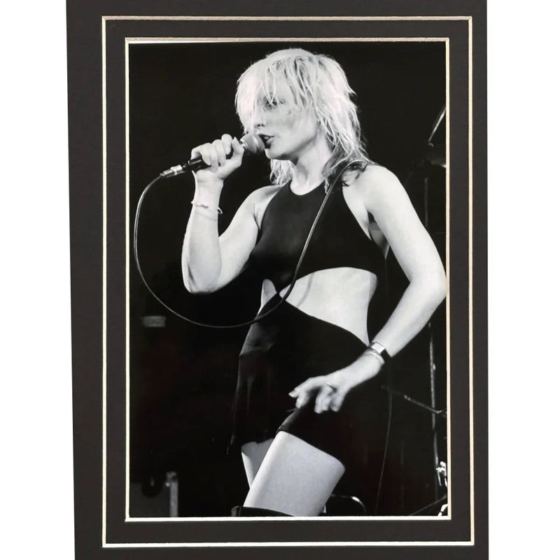 Debbie Harry Signed Cut Framed Photo Collage Beckett COA Blondie Autographed Singer