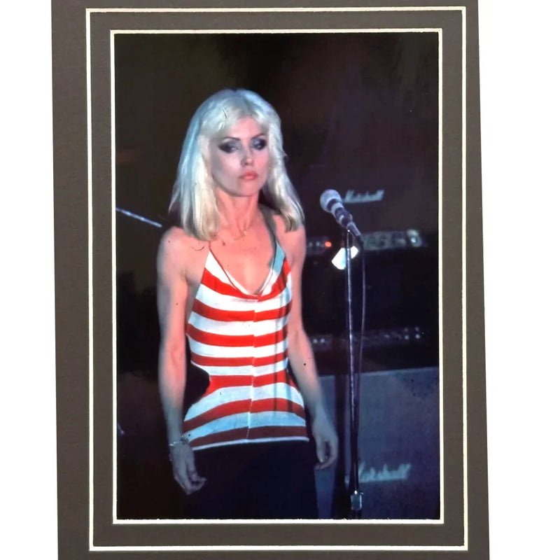 Debbie Harry Signed Cut Framed Photo Collage Beckett COA Blondie Autographed Singer