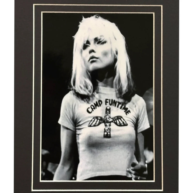 Debbie Harry Signed Cut Framed Photo Collage Beckett COA Blondie Autographed Singer