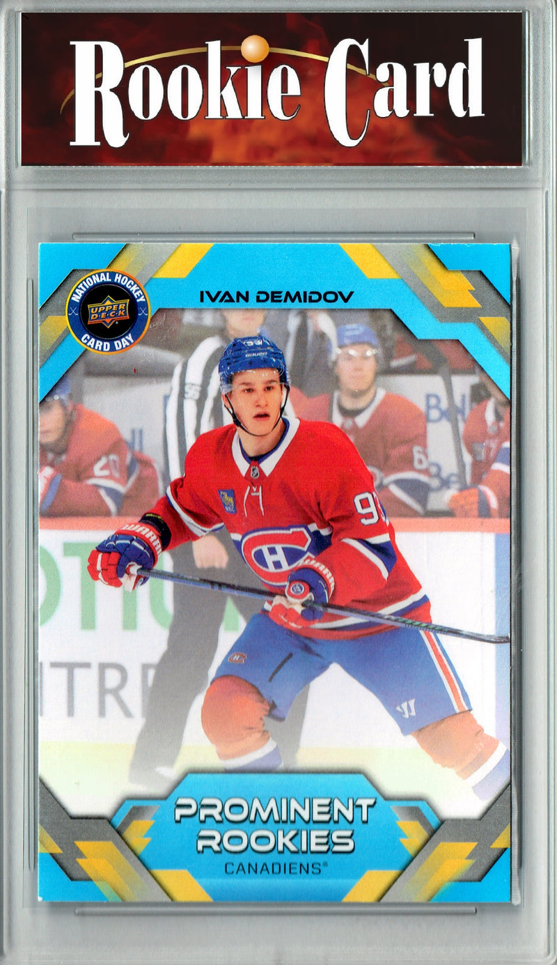 Ivan Demidov Rookie Card 2026 Upper Deck #NHCD-1 National Hockey Card Day, Certified Mint+ Condition, Montreal Canadiens Hockey