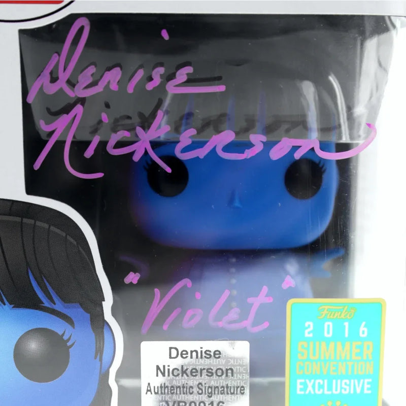 Denise Nickerson Signed Willy Wonka Violet Beauregarde Funko Pop #331 PSA/DNA Autographed