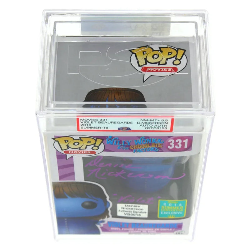 Denise Nickerson Signed Willy Wonka Violet Beauregarde Funko Pop #331 PSA/DNA Autographed