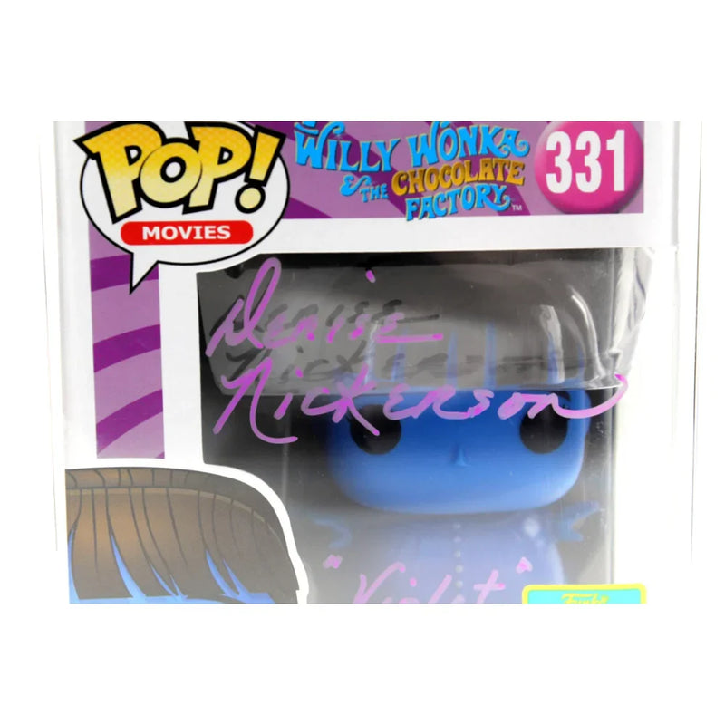 Denise Nickerson Signed Willy Wonka Violet Beauregarde Funko Pop #331 PSA/DNA Autographed