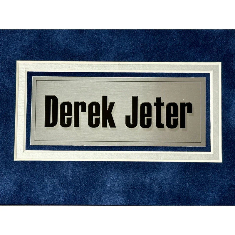 Derek Jeter Autographed New York Yankees 8x10 Photo Collage Framed MLB COA Signed Steiner NY