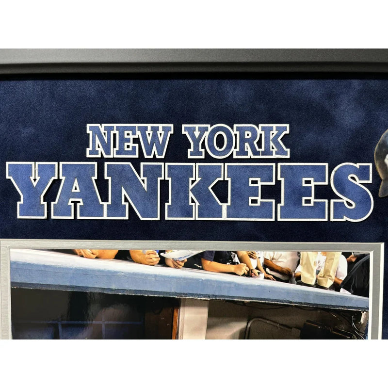Derek Jeter Autographed New York Yankees 8x10 Photo Collage Framed MLB COA Signed Steiner NY