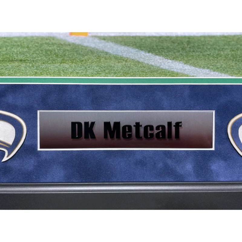 DK Metcalf Autographed Seattle Seahawks 16x20 Photo Framed BAS Signed D.k.