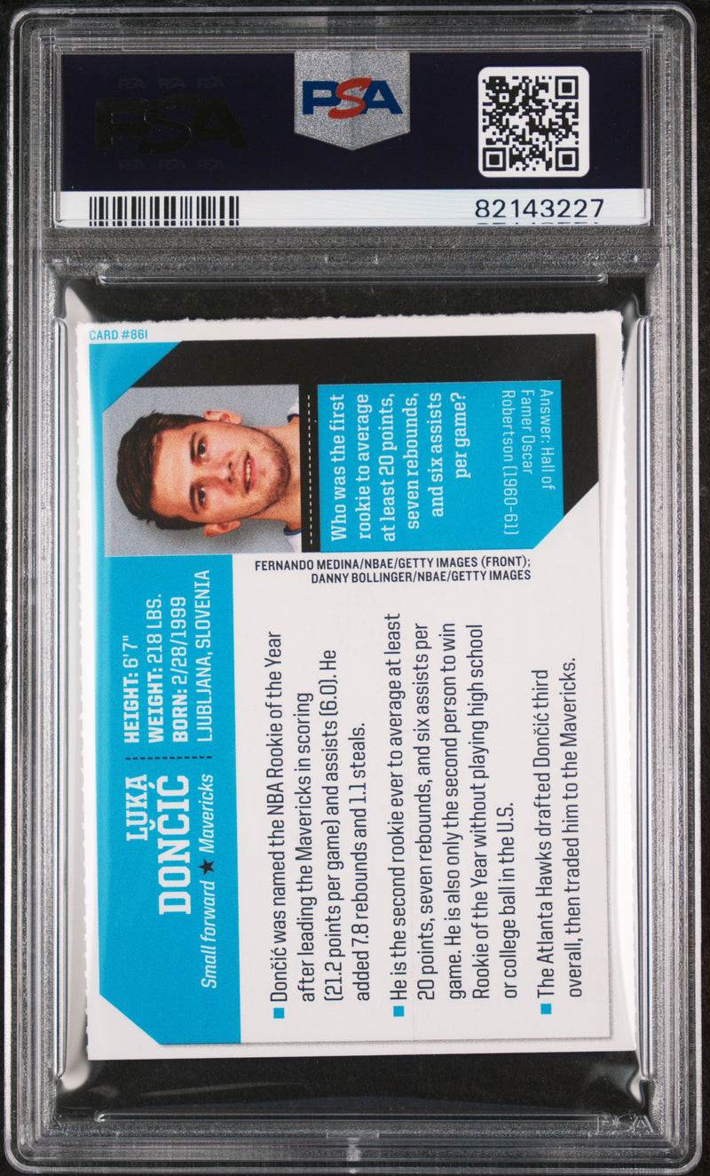 PSA 5 EX Luka Doncic 2019 S.I. for Kids #861 Rookie Card Dallas Mavericks