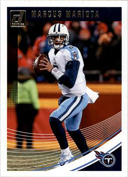 Marcus Mariota 2018 Donruss Football 48 Card Lot Tennessee #278