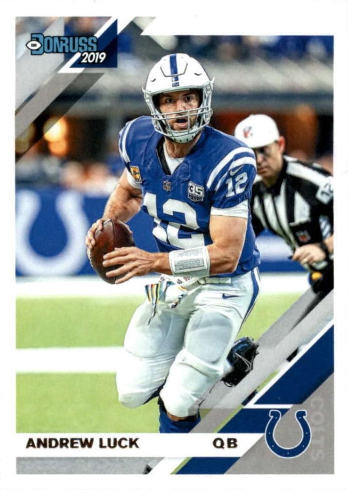 Andrew Luck 2019 Donruss Football 48 Card Lot Indianapolis #114
