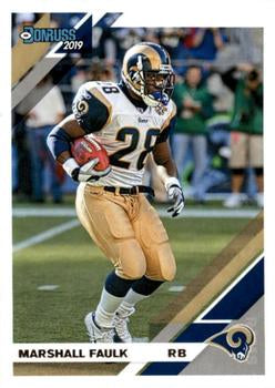 Marshall Faulk 2019 Donruss Football 48 Card Lot Los Angeles Rams #145