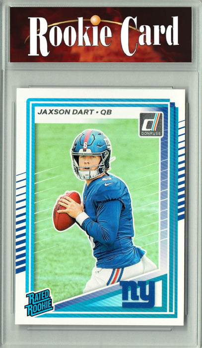 Certified Mint+ Jaxson Dart 2025 Donruss Football #400 Rookie Card New York Giants