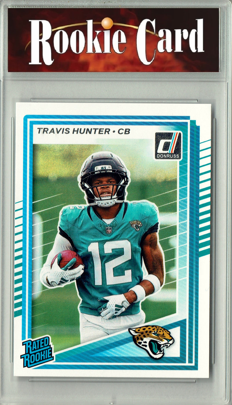 Certified Mint+ Travis Hunter 2025 Donruss Football #301 Rookie Card Jacksonville Jaguars