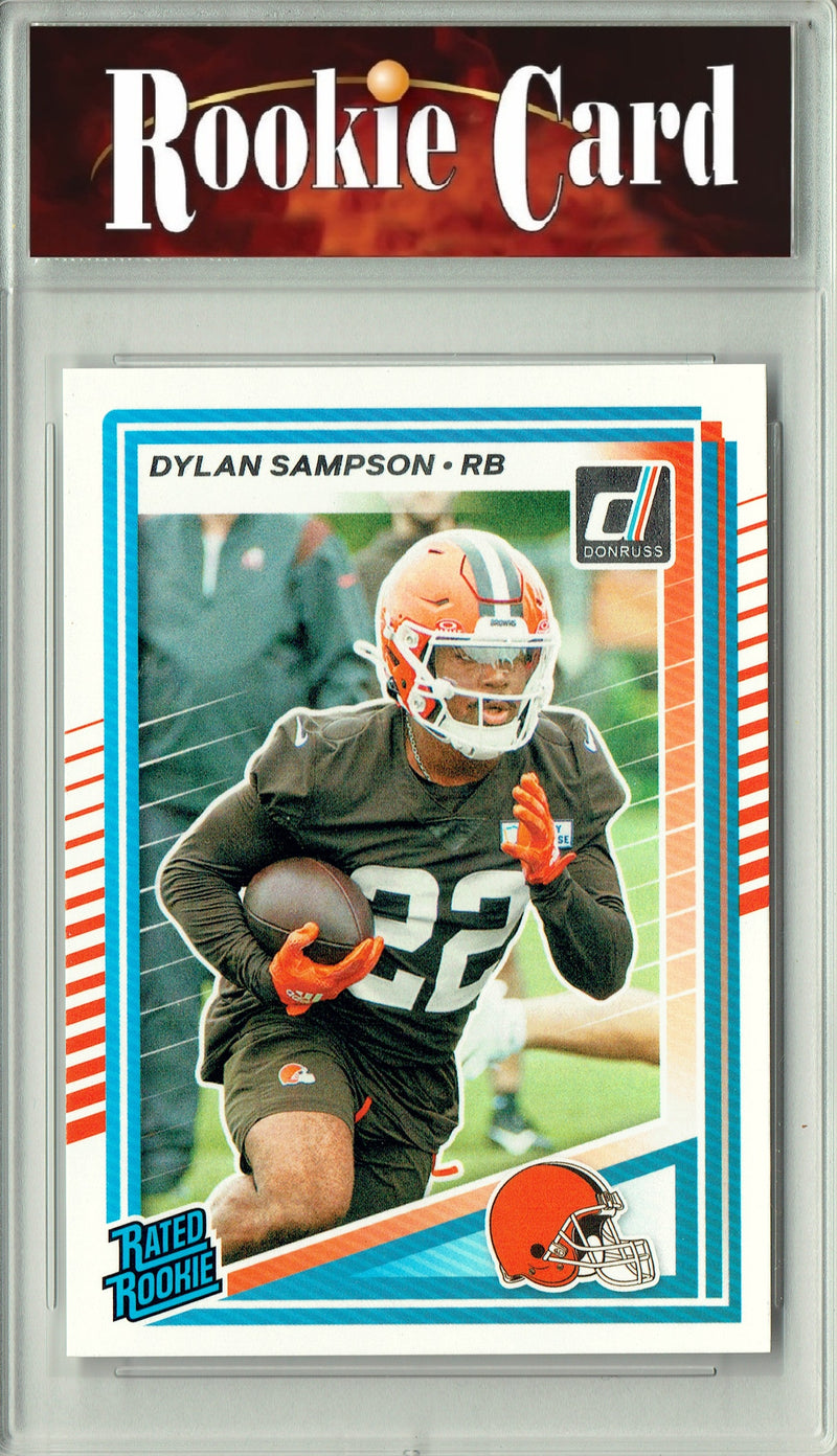Certified Mint+ Dylan Sampson 2025 Donruss Football #389 Rookie Card Cleveland Browns