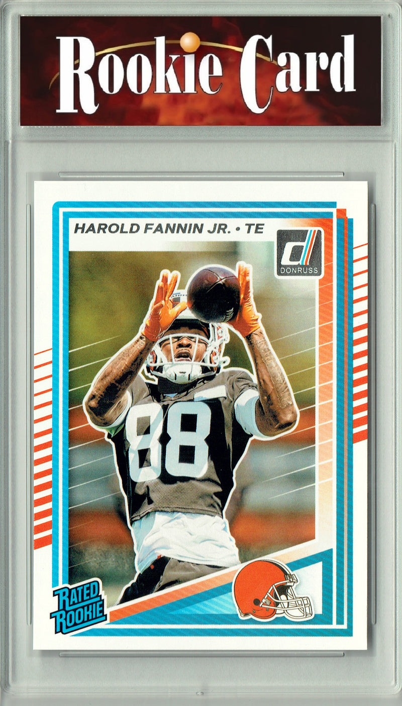 Certified Mint+ Harold Fannin Jr. 2025 Donruss Football #373 Rookie Card Cleveland Browns