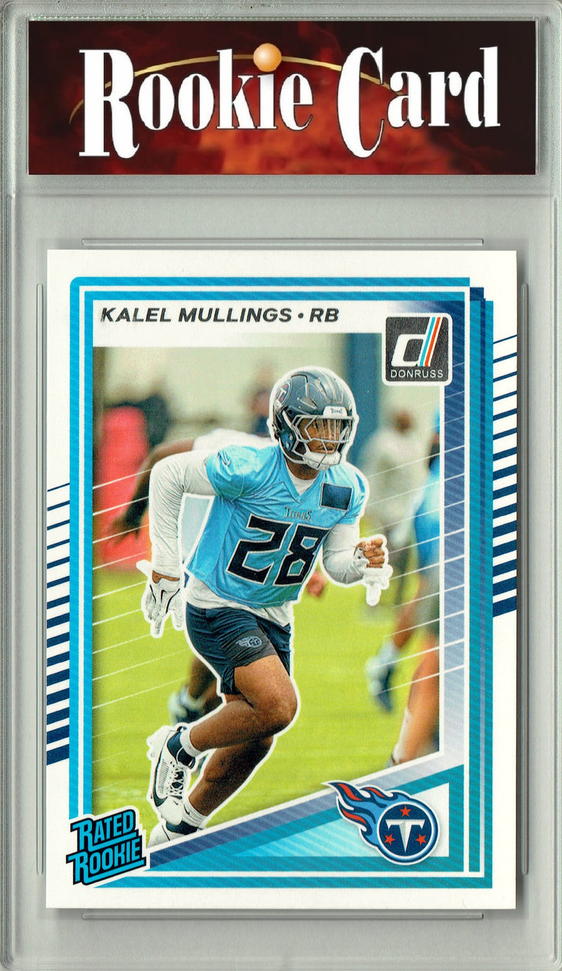 Certified Mint+ Kalel Mullings 2025 Donruss Football #378 Rookie Card Tennessee Titans